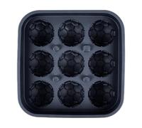 Kelisdi Multiple Cavity Soccer Ball Ice Cubes Maker Ideal for Themed Parties Leak Proof Football Shaped Ball Maker Sports Themed Machine