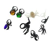 Kelisdi Novelty For Kids For Play In The Night 50 PCS Finger Children Party Glowing Halloween Suppl Kids Glow Rings