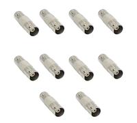 Kelisdi Of 10 BNC Female to Female BNC Connector Coupler Extend Cable for CCTV Camera Survelliance Broadcast to Adapter