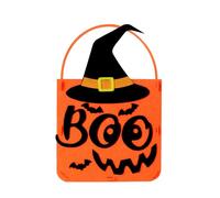 Kelisdi Permanent Halloween Decorations Carry Bag Recyclable Unwoven Substance Easy Fold Dense for Incidents Thin Halloween Storage Bag