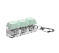 Kelisdi Portable 3 Blue Switches Keyboards Tester Keychains Attachment for Mobile Anxieties Relief Clicking Toy Stress Relief Toy