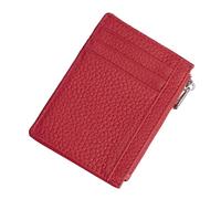 Kelisdi Portable Card Case with License Slot and Coin Pouch Wallet Great for On The Go Individuals Coin Purse