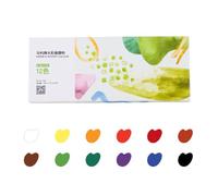 Kelisdi Professional Watercolor Paint Set For Artist Beginner Adult Kid Student 12ml/Tube Rich Pigment Watercolor Tubes Set Large Capacity Pigments