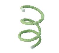 Kelisdi Reptiles Green Plant Hide Vine Flexible Perch Terrarium Jungle Habitat For Lizards Snake Decorative False Plant Reptiles Enclosure Accessories