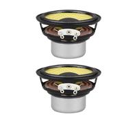 Kelisdi Space Saving 52mm 15W Sound Transducer Featuring 4 Ω Low Impedance & Reinforced for Home Theater Use Not Shock Woven Cones Speakers