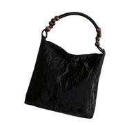 Kelisdi Stylish Beaded Shoulder Bag With Chinese Cultural Pattern PU Leather Underarm Bags Handbag For Fashion Women Daily Use Crossbody Bag