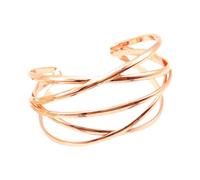 Kelisdi Stylish Hollow Irregular Bangles Unique Hollow Wristbands Punk Cuff Geometric Bracelets Suitable for Various Occasion Casual Gathering Bangle