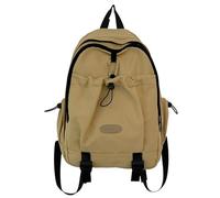 Kelisdi Stylish Large Capacity Backpack For Students And Professional Nylon Travel Daypack School Bag With Drawstring Pocket College Backpack