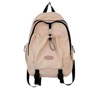Kelisdi Stylish Large Capacity Backpack For Students And Professional Nylon Travel Daypack School Bag With Drawstring Pocket College Backpack