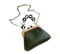 Kelisdi Stylish Women Hand Bag Vintage Clip Clutch Bag Simple Elegant Single-shoulder Vintage Clip Clutch For Girls Women Trendy Shoulder Bags Ladies Handbag Shoulder