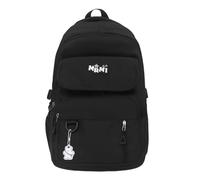 Kelisdi Trendy Large Capacity Backpack For School Travel Friendly Nylon Book Bag With Organizational Compartments Casual Rucksa Trendy College Backpack
