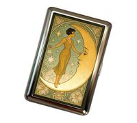 Kelisdi Unique Retro Styles Money Box and Card Holders Crafted from Sturdy Metal Artistic Card Holders Credit Cards Organizers Storage Organizers