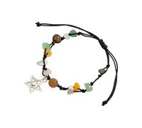 Kelisdi Unique Spirals Star Beaded Natural Colored Stones Inspired Jewelry for Everyday Wear Women Accessory Star Handwoven Turquoise