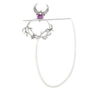 Kelisdi Unique Witch Hairpin Adornment Set Elegant Hair Stick with Magical Witch Inspired