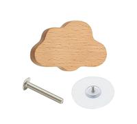 Kelisdi Upgraded Screwless Wood Cabinet Drawer Pulls Quick & Simple Wood Pull Handles Stylish & Furniture Hardware Animal Shaped Furniture Hardware No-Drill Wooden Drawer Cabinet Handle Wooden Knob