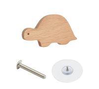 Kelisdi Upgraded Screwless Wood Cabinet Drawer Pulls Quick & Simple Wood Pull Handles Stylish & Furniture Hardware Animal Shaped Furniture Hardware No-Drill Wooden Drawer Cabinet Handle Wooden Knob