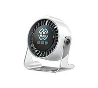 Kelisdi USB Desk Fan with 100 Adjustable Speeds and Smart Display for Home Work Space ABS Substance Fan