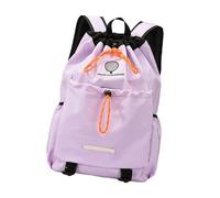 Kelisdi Waterproof Drawstring Backpack Sports Gym Sackpack with Yogas Mat Strap String Backpack Laptop Backpacks for Women, Men Watertight Drawstring Bag Travel Laptop