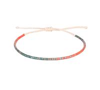 KELITCH Boho-color Crystal Shell Beaded Friendship Bracelets Handmade Strand Bracelet Bangles Jewelry For Women (Color A)