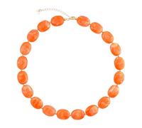 KELITCH Chunky Candy Necklaces for Women Trendy Boho Multicolor Resin Acrylic Beaded Necklace Circular Bead, Resin Acrylic, No Gemstone