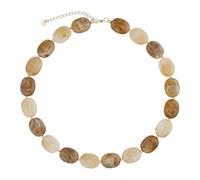 KELITCH Chunky Candy Necklaces for Women Trendy Boho Multicolor Resin Acrylic Beaded Necklace Circular Bead, Resin Acrylic, No Gemstone