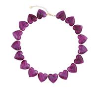 KELITCH Chunky Candy Necklaces for Women Trendy Boho Multicolor Resin Acrylic Beaded Necklace Circular Bead, Resin Acrylic, resin acrylic