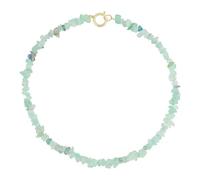 KELITCH Colored Stone Necklace Women's Fashion Exquisite Turquoise Beaded Necklace Bohemian Style Beach Waterproof Jewelry Irregular Natural Stone Gift, natural stone