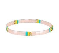 KELITCH Colorful Miyuki Beaded Stretch Bracelets Charm Fashion Tila Strand Bracelets Women Stackable Bangle For Women Jewelry (05G)