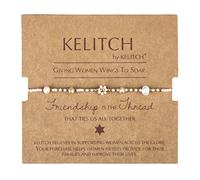 KELITCH Miyuki Beaded Anklets Braided Flower Friendship Adjustable Sunflower Anklets for Women (20B)