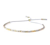 KELITCH New Miyuki Seed Bead Wrap Bracelets Woven Bohemian Friendship Bracelets Bangles for Women (Champagne 1K)