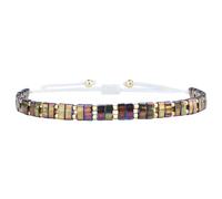 KELITCH Tila Beads Charm Bracelets Adjustable Wrap Bracelets Handmade Classic Jewellery for Women, Miyuki