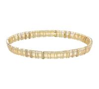 KELITCH Tila Flat Beaded Stretch Bracelets New Jewelry Friendship Handmade Colorful Beads Stack Bracelet for Women - Mixed Yellow