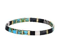 KELITCH Tila Miyuki Beaded Bracelets - Multi-colored Strand Friendship Bracelets - 6-8 Inch, 10 Inch Adjustable