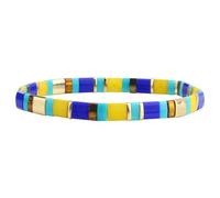 KELITCH Tila Miyuki Beads Bracelets Colorful Strand Stretch Bracelets Mixed Friend Bracelets - 8E