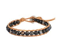 KELITCH Turquoise Bead Bracelets New Leather Wrap Bracelet Women Charm Bracelets