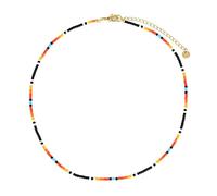 KELITCH Women Miyuki Beaded Necklaces Chain Stackable Choker Necklaces Handmade Jewelry (08D)