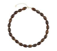 KELITCH Y2 Style Necklace Marble Pattern Glass Resin Alien Bead Necklace Personalized Friendship Couple Jewelry Gift, Resin, No Gemstone