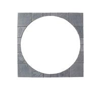 Kelkay Abbey Circle Garden Squaring Off Kit - 2.4Mtr Coverage - Graphite - Pack Of 20