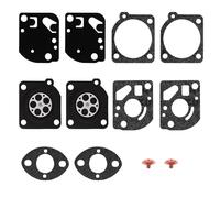 KELKONG 2 Set Carburetor Diaphragm Kit Compatible with Husqvarna 125B 125BV 125BX 125BVX Carburetor Repair Kit for Zama C1Q-W37 545081811 590460102 Carb