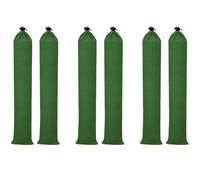 Kellegour Pack of 6 Reusable Sandbags with Drawstring, 120 x 19 cm Sandbag, Flood Protection, Water-Absorbent Sandbags, Flood Silo Sandbag, Suitable for Home Store, Garage, Garden