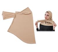 Kellegour Women Hijab Undercap,Islamic Muslim Under Hijab Cap,Women Solid Color Under Hijab Caps,Hijab Undercap for Women,Underscarf Hijab Cap for Women Muslim Undercap Hat,Khaki