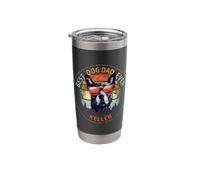 Kellen Best Dog Dad Ever Funny Custom Personalized Name Stainless Steel Insulated Tumbler