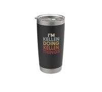 Kellen Name Kellen Personalized Name First Given Stainless Steel Insulated Tumbler