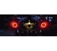 Kellermann Bullet 1000 DF LED Indicator Brake Light Taillight Black 3In1 Signals