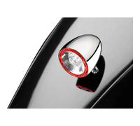 Kellermann Rear brake light unit Bullet 1000 RB, chrome, clear glass, silver for Men