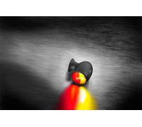Kellermann Bullet Atto Df Rück-bremslicht Indicator Black Glass 3in1 LED Mini