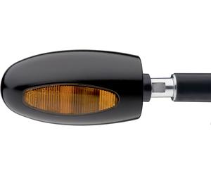 KELLERMANN Indicator For Handle Bar BLACK ALUMINIUM, 12V/21W