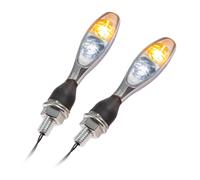 Kellermann LED Indicator With Position Light Approved Front Chrome Pair
