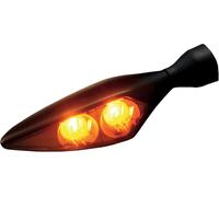 KELLERMANN MICRO RHOMBUS DARK LED TURN SIGNAL FR/RL BLACK 148.150