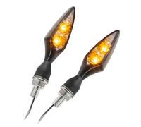 Kellermann Rhombus Extreme LED Turn Signal Blinker Black Front Pair